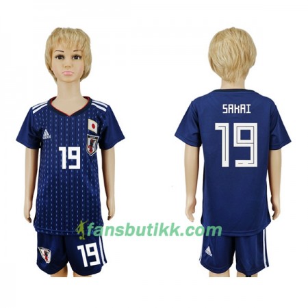 Fotball-VM 2018 Japan drakt Sakai 19 Barn Hjemmetrøye